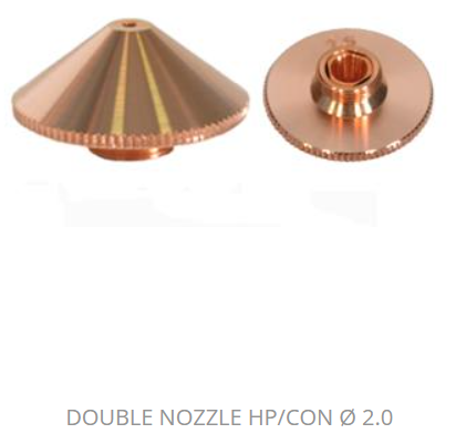 NOZUL-1AS942 LAZER DOUBLE NOZUL Ø2.0