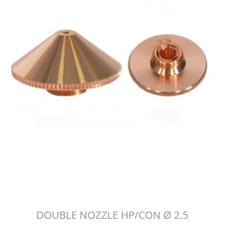 NOZUL-1AS943 LAZER DOUBLE NOZUL Ø2,5