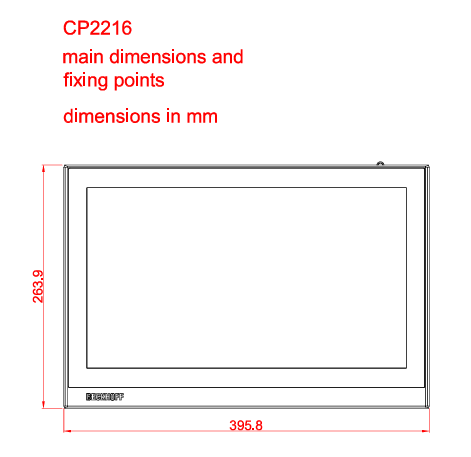 CP2216-0000 BECKHOFF - Multi-touch built-in Panel PC CP22xx-00