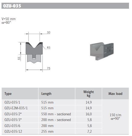OZU-035/1 OZU-035/1 L=515mm
