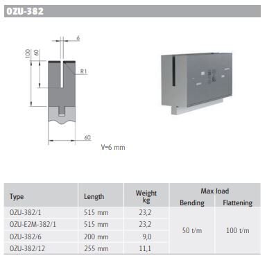 OZU-382/2 OZU-382/2 550MM SEGMENTED