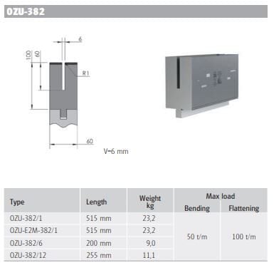 OZU-382/2 OZU-382/2 550MM SEGMENTED