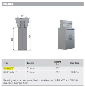WILA BIU-041/1 PUNCH H120 L515