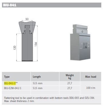 WILA BIU-041/1 PUNCH H120 L515