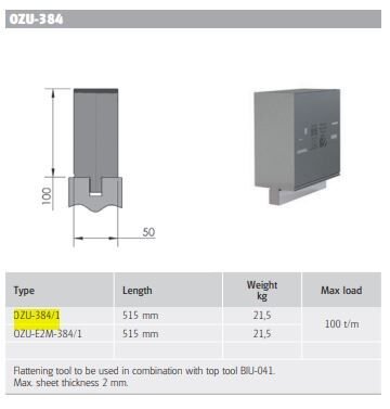 WILA OZU-384/1 DIE H100 L515