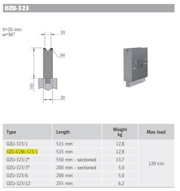 WILA DIE 86° V20 H100 L515 EASY 2 MOVE