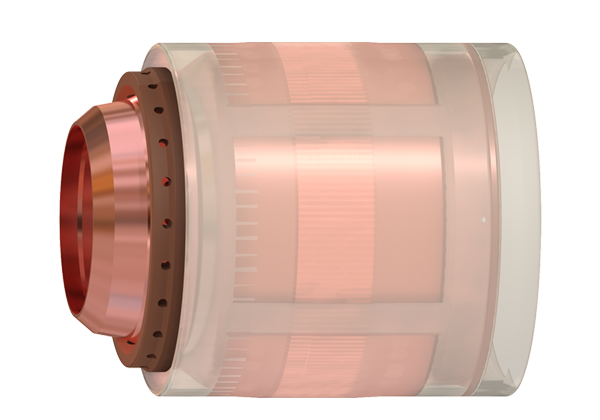 220845 - CAP:HPR XD 80A BEVEL NOZZLE RET MS