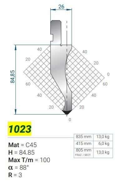 1023 CV DOPPİO 88 R-3 H-84,85 L-835