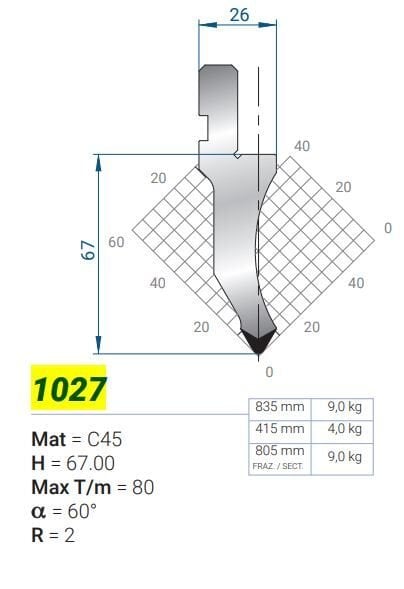 1027 CONTRO V60 R-2 H-67 L-835