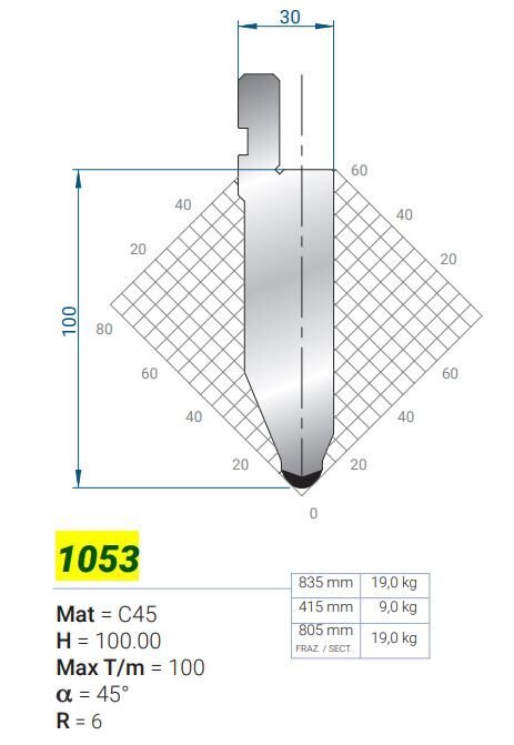 1053 CV GROSSİ 45 R-6 H-100 L-835