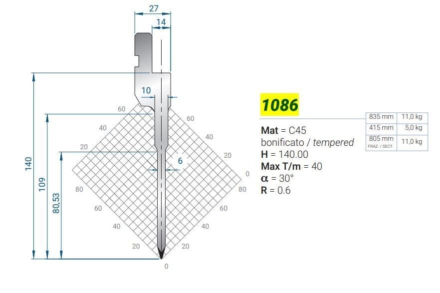 1086 LAMA a30 R-0.6 H-140 L-835