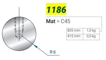 1186 ELEMENTO CİRCOLARE R-6 L-835