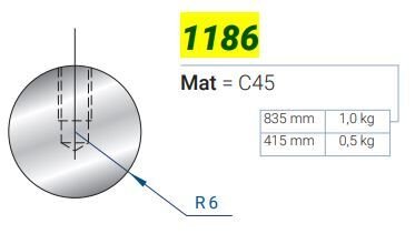1186 ELEMENTO CİRCOLARE R-6 L-835