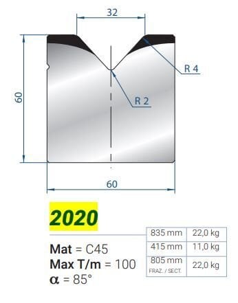 2020 x S İ L x MATRİCE 1V-40 A85 H-60 L-835