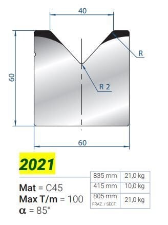 2021 x S İ L x MATRİCE 1V-40 A85 H-60 L-835
