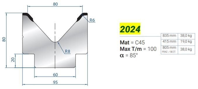 2024 MATRİCE 1V=80 a85 H-80 L-835