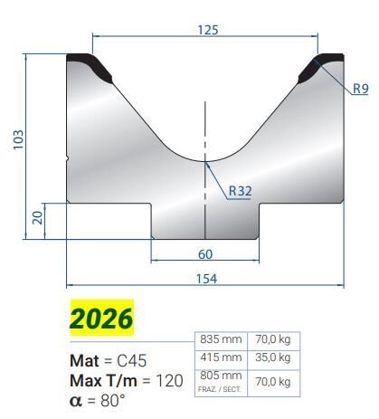 2026 x S İ L x MATRİCE IV-125 80 H-103 L-835
