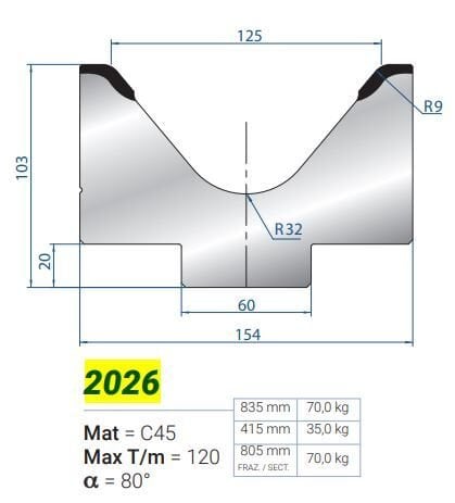 2026 x S İ L x MATRİCE IV-125 80 H-103 L-835
