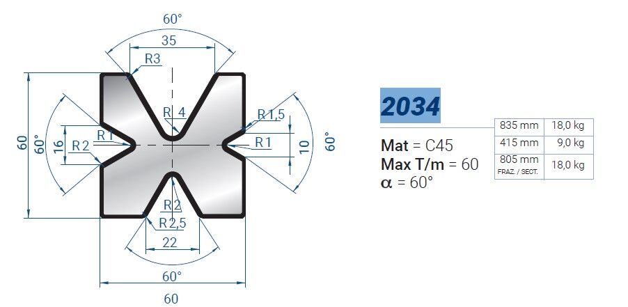 2034 MATRİCE 4V-10-16-22-35 H-60 L-835
