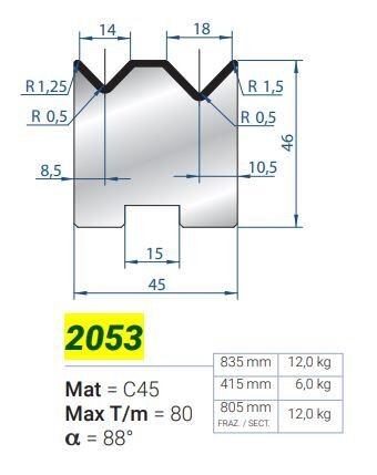 2053 x S İ L x MATRİCE 24V 88 14-18 L-835