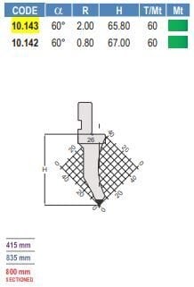 10.143 PUNZONI / PUNCHES AMADA - PROMECAM STYLE 60°/ 85°