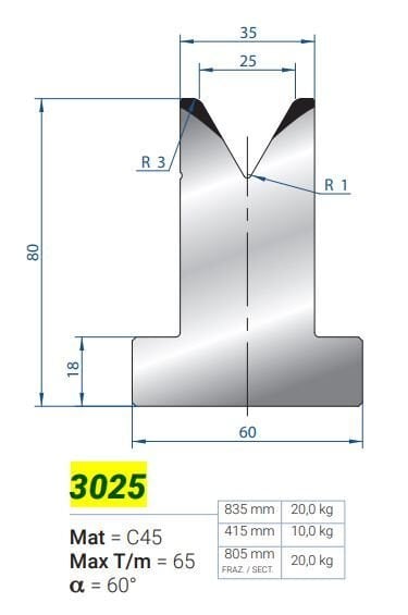 3025 MATRİCE aTV 25a 60 H-60 L-835