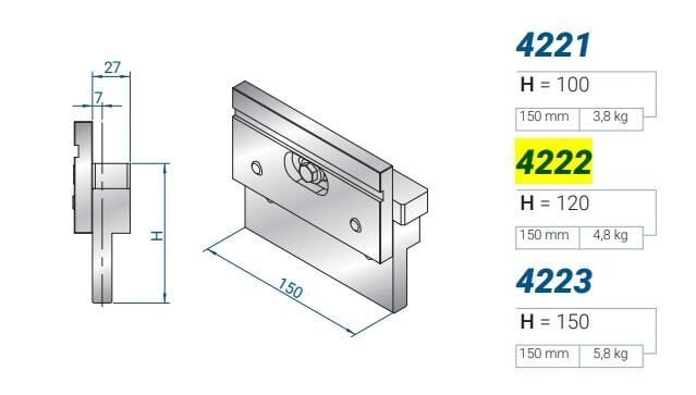 4222 SPECIALE H-120 sp.27 L-150