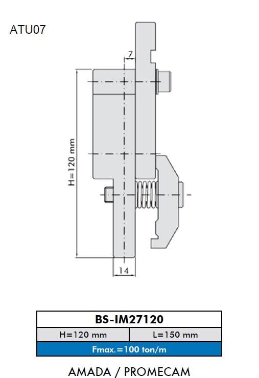 ATU07 - BS-IM27120 AMADA / PROMECAM