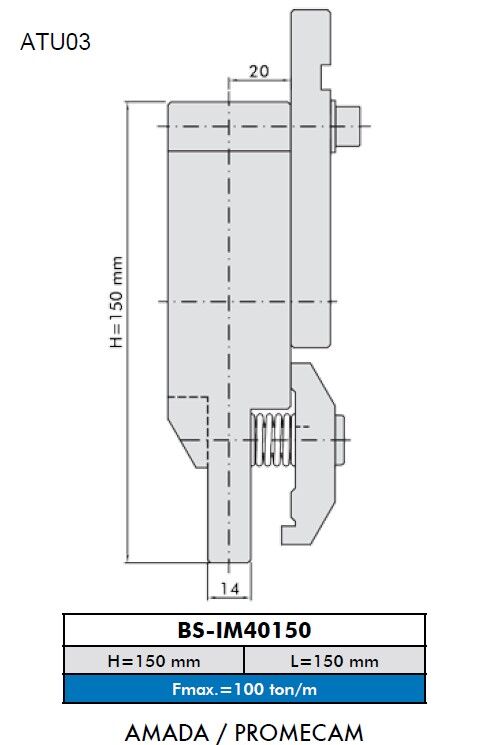 ATU03 - BS-IM40150 AMADA / PROMECAM