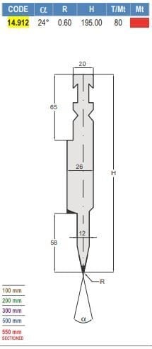 14.912 PIEGASCHIACCIA / HEMMING TOOLS BYSTRONIC - BEYELER STYLE