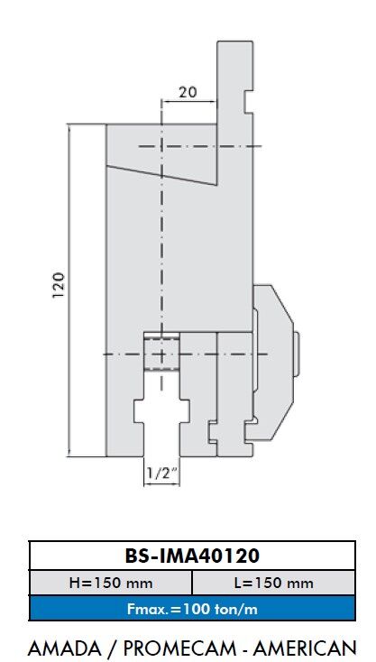 BS-IMA40120 AMADA / PROMECAM - AMERICAN