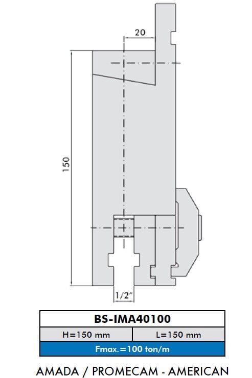 BS-IMA40100-2 AMADA / PROMECAM - AMERICAN