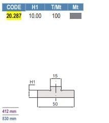 20.287 SUPPORTI MATRICI / DIES HOLDERS - 2V AMADA - PROMECAM STYLE