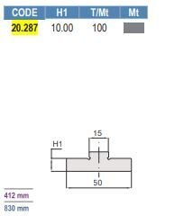 20.287 SUPPORTI MATRICI / DIES HOLDERS - 2V AMADA - PROMECAM STYLE