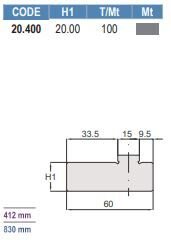 20.400 SUPPORTI MATRICI / DIES HOLDERS - 2V AMADA - PROMECAM STYLE