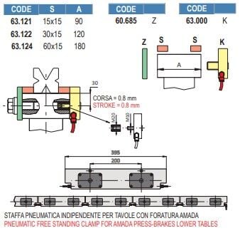 63.124 ADATTATORI PNEUMATICI / PNEUMATIC ADAPTERS