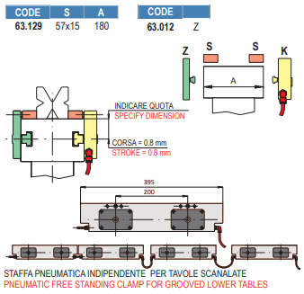 63.129 ADATTATORI PNEUMATICI / PNEUMATIC ADAPTERS