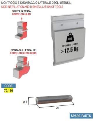 70.130 PUNZONI / PUNCHES TRUMPF STYLE