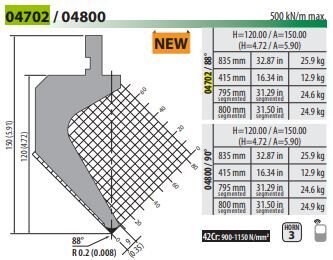 04702 PUNCH 88° R=0,2 H=120 L=835